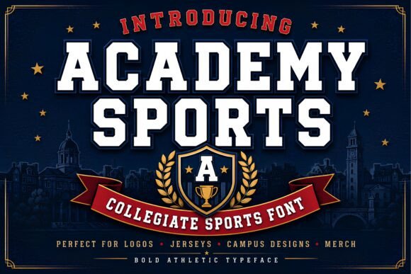 Academy Sports: The Bold Typeface for Athletic Brands