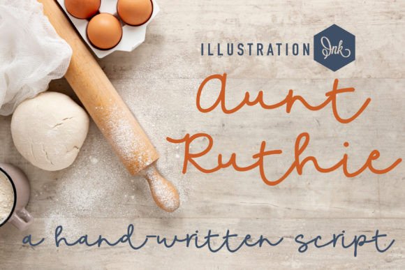 Aunt Ruthie: The Handwritten Font with Timeless Character