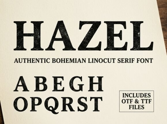 Hazel: The Hand-Pressed Soul of Your Next Brand Identity