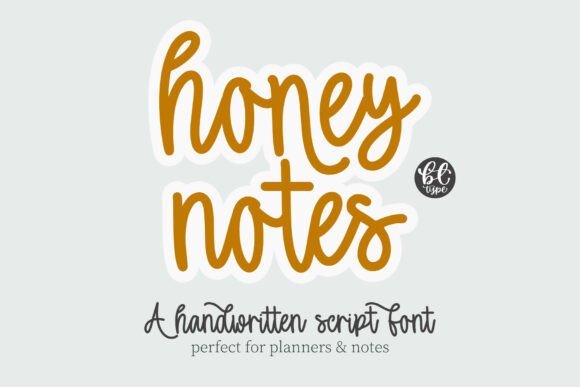 Honey Notes: The Cozy Handwritten Font for Your Brand