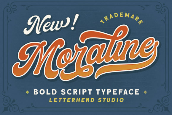 Moraline: A Retro Font That Brings Bold Character to Your Designs