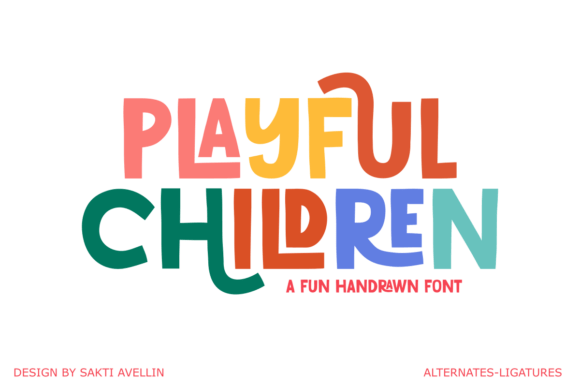 Playful Children: A Typeface for Unleashing Creativity