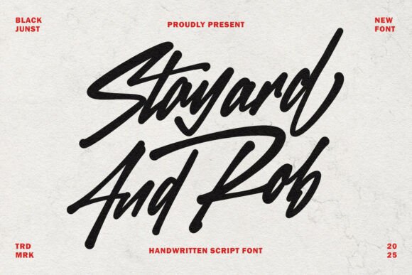 Stayard and Rob: The Bold Script for Modern Branding