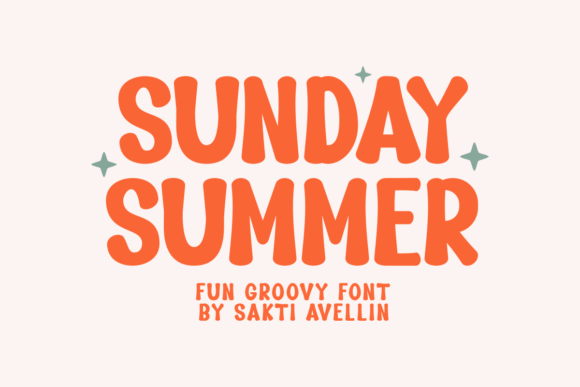 Sunday Summer: A Font That Feels Like a Sunny Afternoon