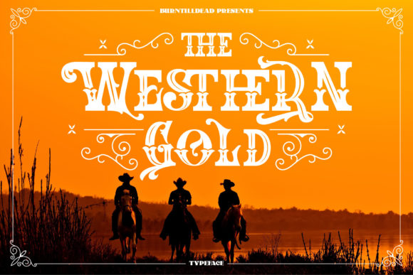 The Western Gold: Bold Typography for Modern Branding